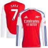 Maglia Arsenal Saka 7 Prima Divisa 2024-25 ML Maglia Arsenal Saka 7 Prima Divisa 2024-25 ML